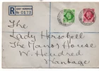 GB KGVI 1939 7d & 8d Registered FDC WS47335