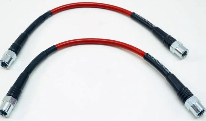 Líneas de freno traseras Rennline de acero inoxidable DOT Porsche 924 944 968 Foto 2 de 3