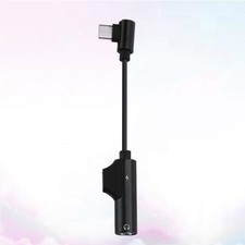 2 PCS Usb Headphone Jack Charging Audio Adapter Earphone Converter