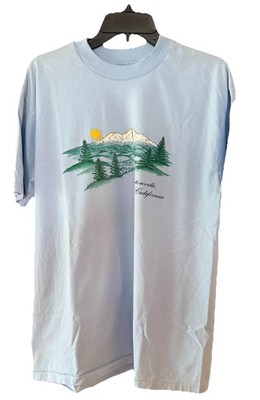 Vintage 1980s Laytonville California Souvenir T-Shirt XL NorCal Shasta Scene