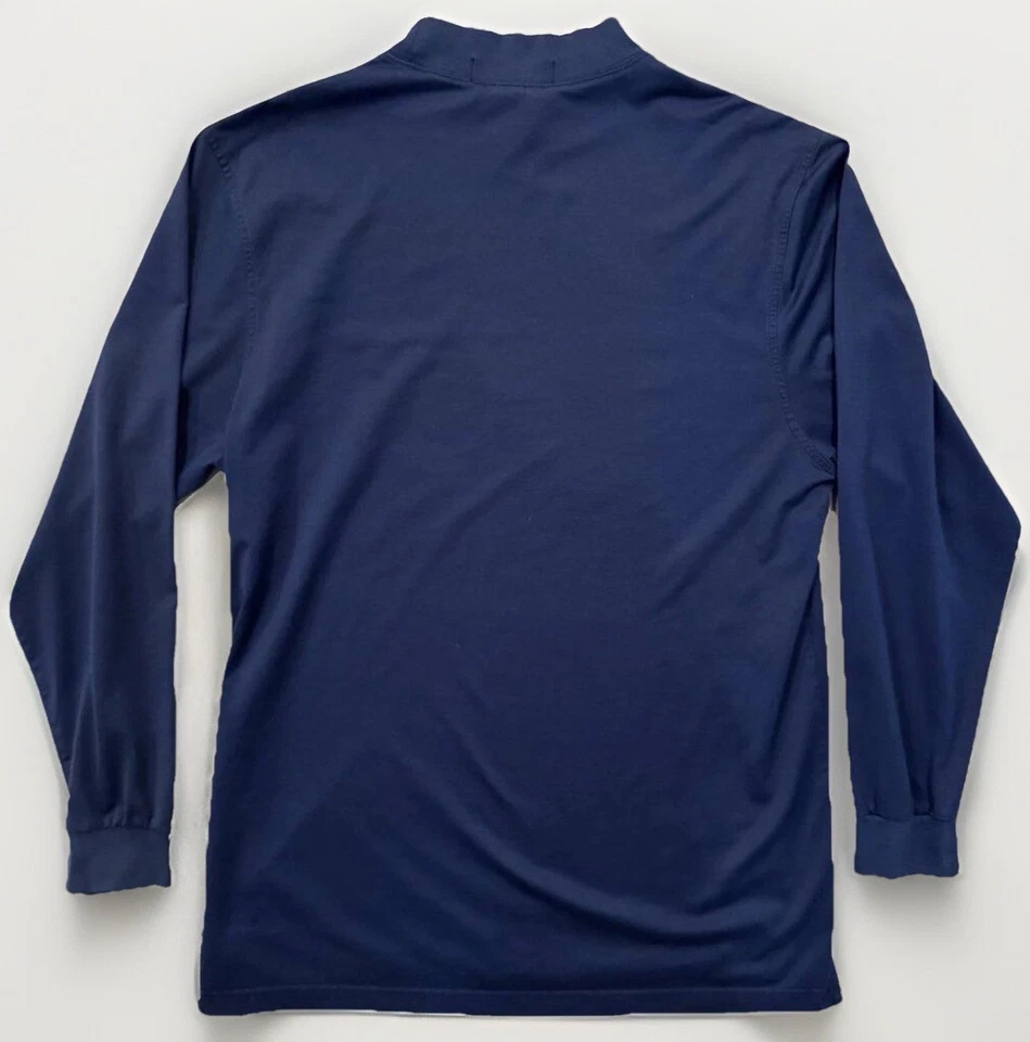 Pullover de golf Fairway & Greene azul marino manga larga cuello falso L Pureformance Foto 3 de 4