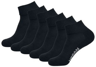 Urban Classics Socken Unisex High Sneaker Socks 6-Pack schwarz Casual Wear