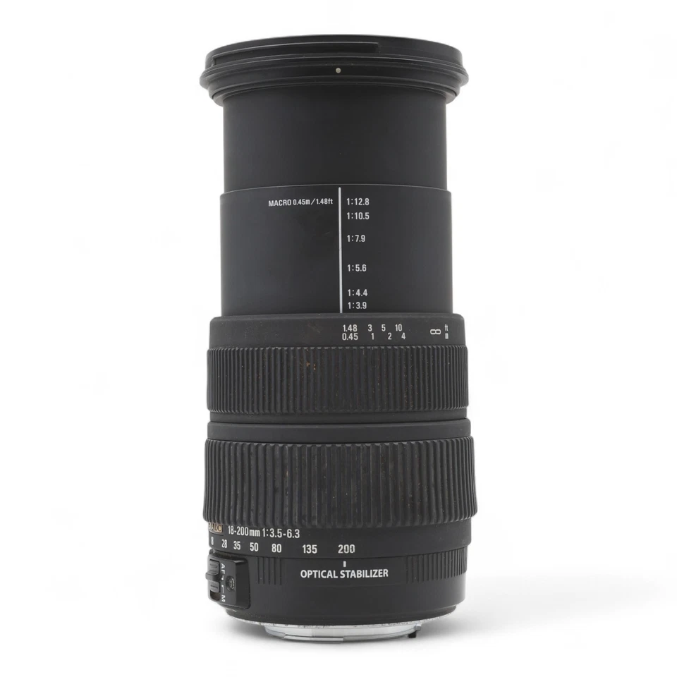 Lens Zoom Sigma 18-200mm Dc OS 3.5-6.3 18-200 MM - Sigma Sa SD10 SD15 - Image 2 of 4