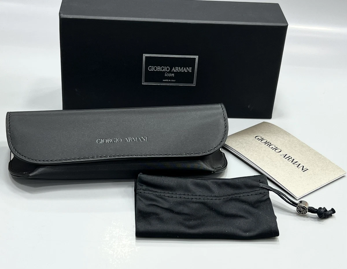 Giorgio Armani Classic Black Eyewear Case Giorgio Armani Black Eyeglass Cases & Storage for sale | eBay main image 2