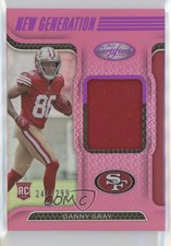 2022 Certified New Generation Jerseys Mirror Pink 247/299 Danny Gray #NGJ-DG 2g6