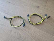 PCIe Cable 6 Pin Male to 8 Pin 6 2 Male GPU Power Supply Cable 4 Pcs