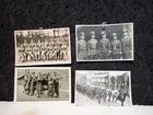 4 VINTAGE WW2 GERMAN MILITARY SOLDIERS REAL PHOTO POSTCARDS LOT 1