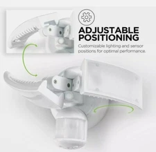 Home Zone Security Mark 3 LED Flood Security Light Smart Motion Sensor BRAND NEW