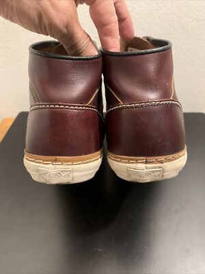 Vans Vault Mt. Edition Decon LX - Horween Leather Brown Men Sz 9