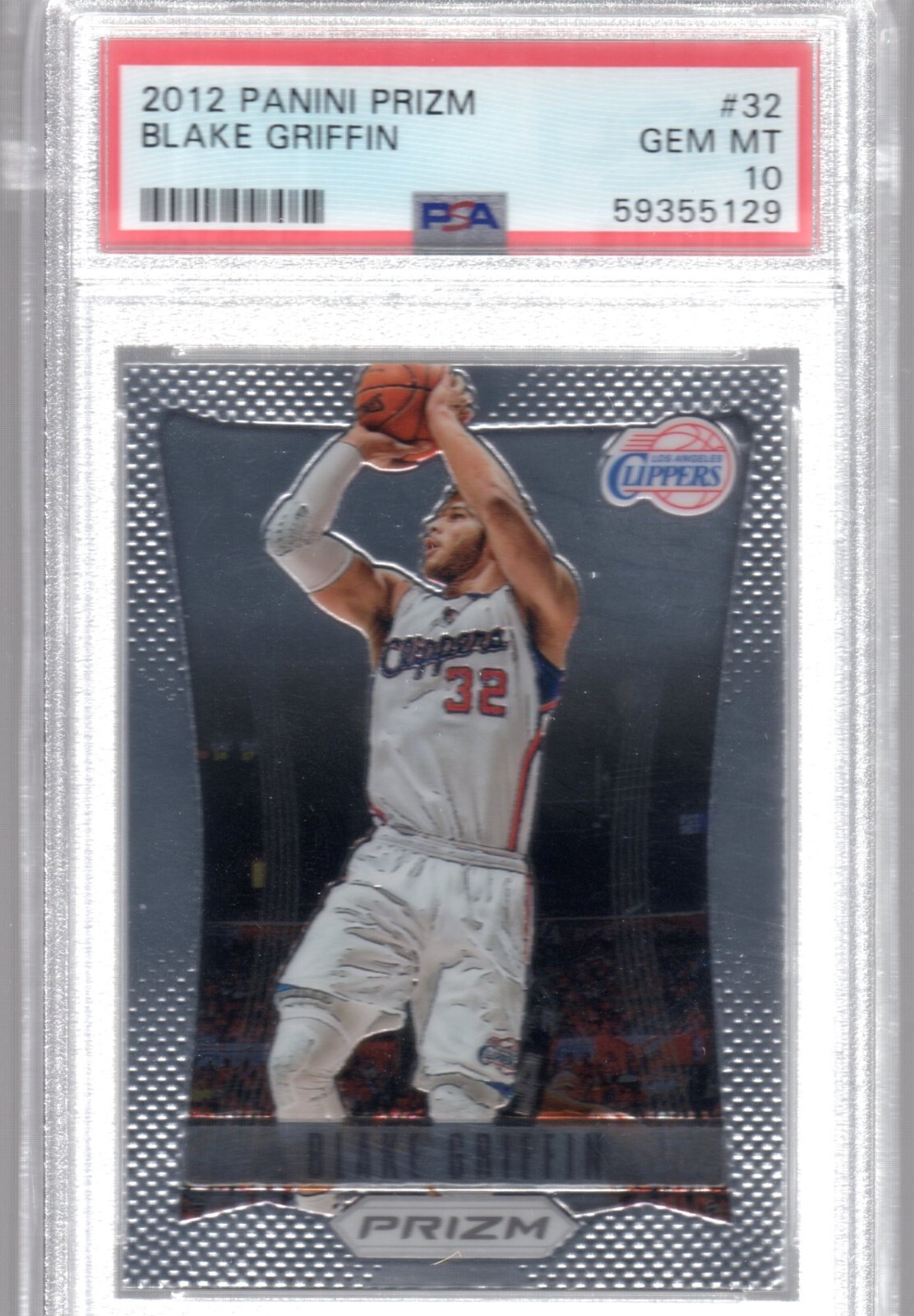Blake Griffin 2012 Panini Prizm Card #32 PSA 10 1st Year Prizm