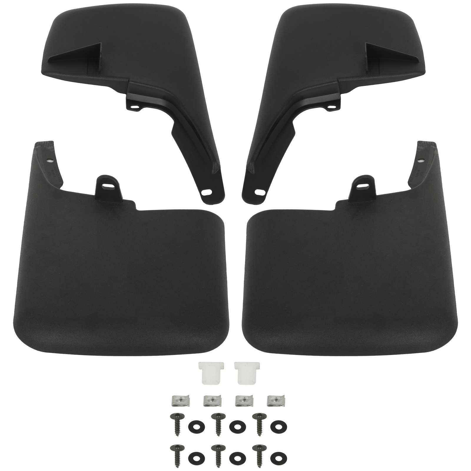 Splash Guard Mud Flaps for Ford F-250 F-350 Super Duty 2017-2022 with Screws