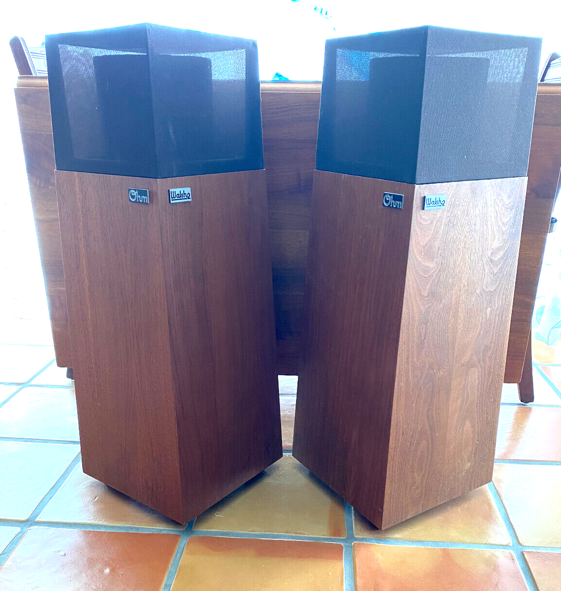 Ohm Walsh Speakers Vintage Rare