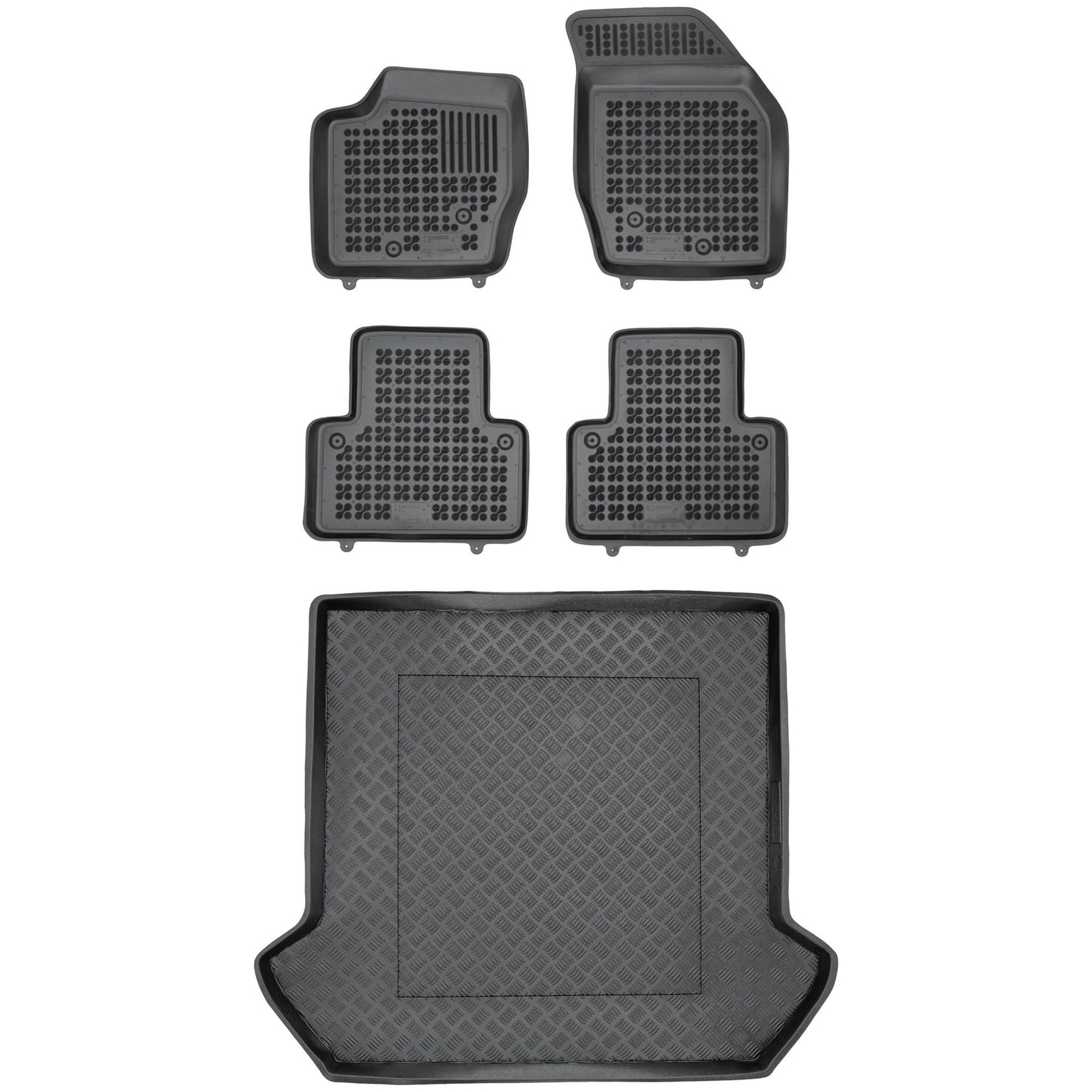 Tapis de coffre PE et tapis de sol Volvo XC90 I anti-boue et faciles à laver
