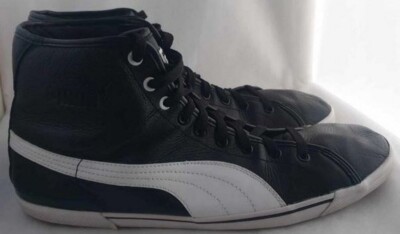 Puma Siyah Benecio Mid Leather 352215 02 Size 12 **New Reduced Price** |  eBay