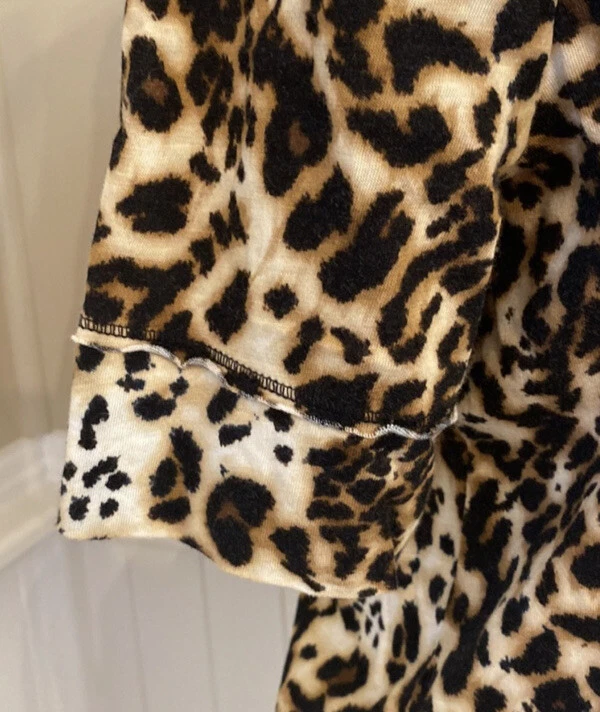 Camisa punto leopardo Cato mujer. talla M. animal print Foto 3 de 4
