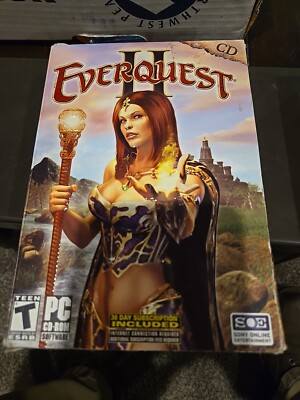 EverQuest II (PC, 2004) Complete Box Set with 10 Discs SEALED, Map, Manual