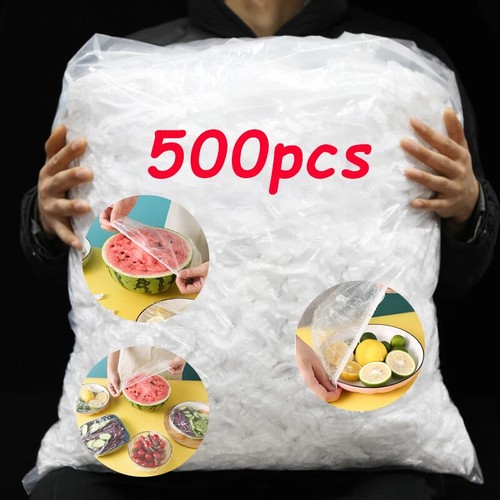 Disposable Food Cover Plastic Wrap Elastic Food Lids Cup Fresh Keeping Saver Bag