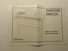 LIBRETTO ISTRUZIONI del DIAMOND MASCOT ORGANO tastiera elettronica