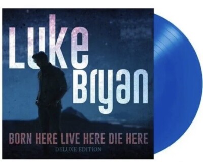Luke Bryan Born Here Live Here Die Here Exclusive Limited Blue Colored Vinyl LP