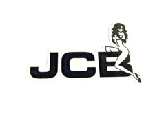 2 x JCB FARMING  VINYL STICKERS TRACTOR 4X4 QUAD FARMERS VEHICLES