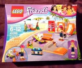 Lego Friends Heartlake Skate Park Set #41099 , MIA, NIB, Retired