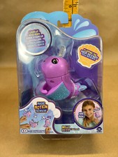 Fingerlings Baby Narwhal Nelly The Light Up Mood Unicorn by WowWee  New in box