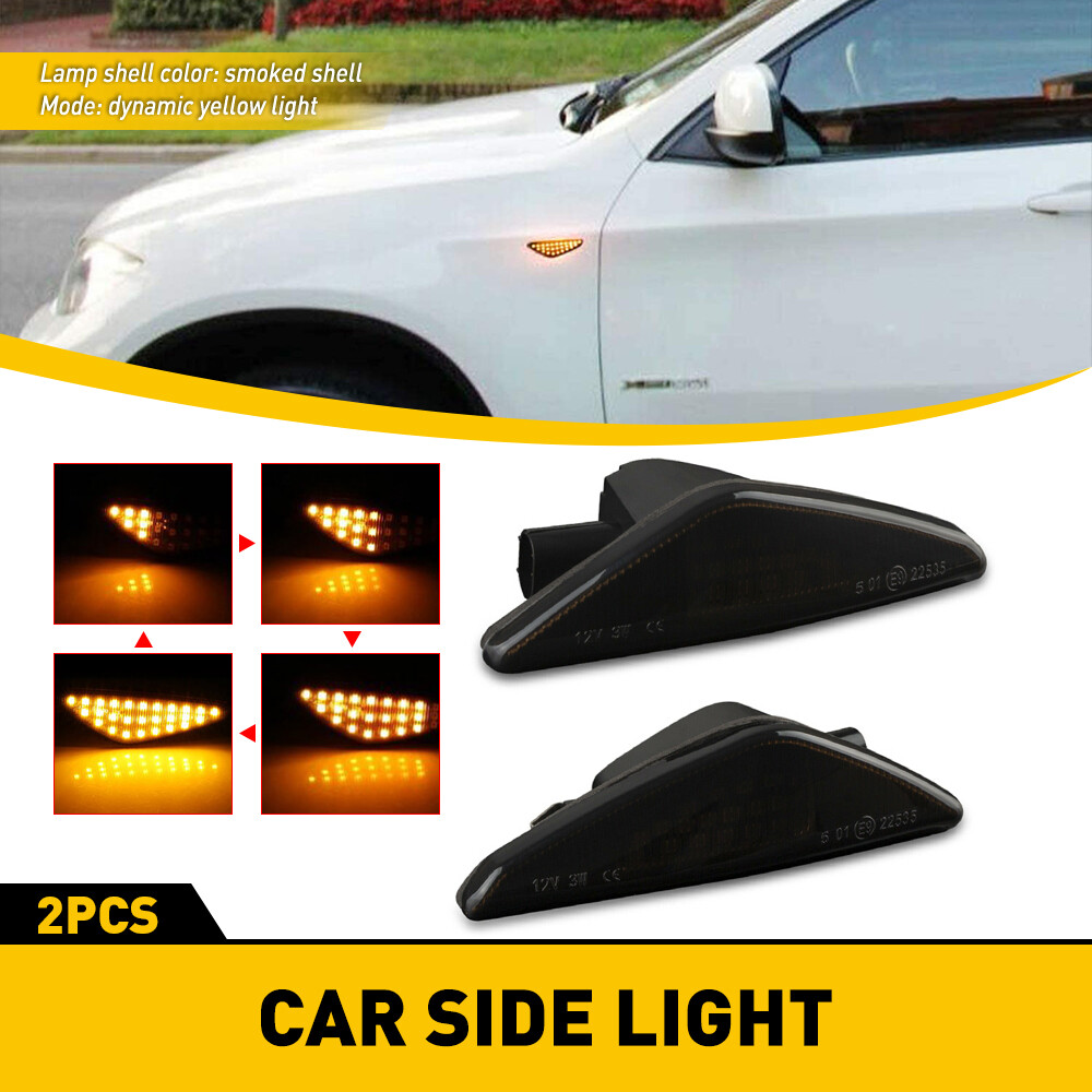 BMW X3 X5 LED Smoked Side Marker Lights E70 E71 E72 F25