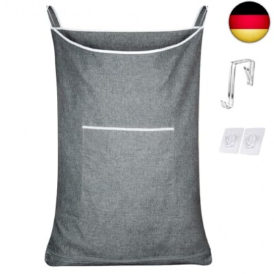 Über-Tür Wäschesammler, Wäschesack zum Aufhängen,Korb für Badezimmer, Schrank, p