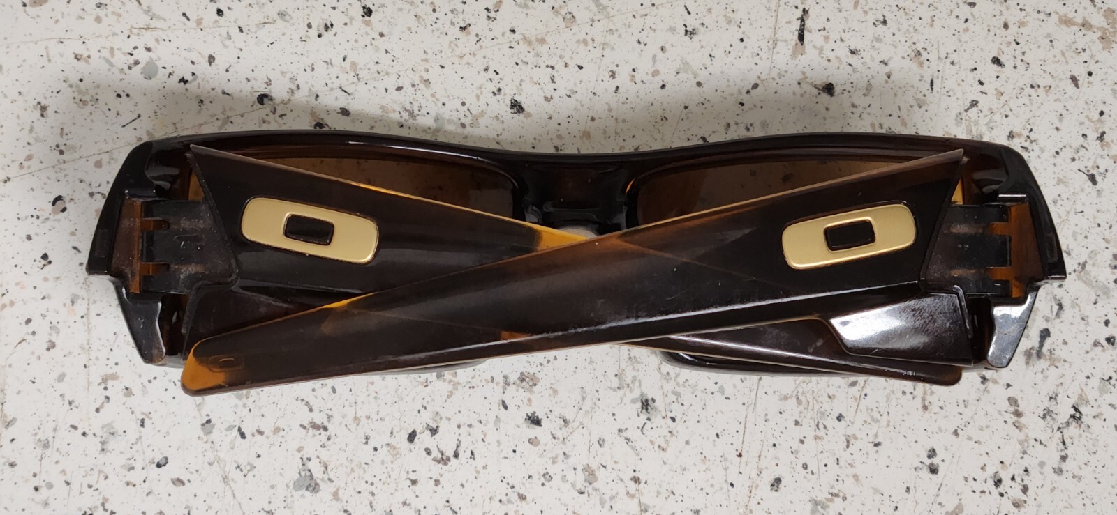 Oakley "Gascan" Solid Brown Frames Lenses Used He… - image 2