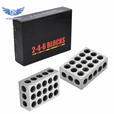 1 Matched Pair 2-4-6 Blocks 23 Holes .0002'' Machinist Precision 246 Jig