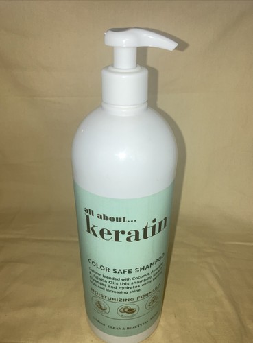 all about Keratin color safe Shampoo Coconut, Avocado & Jojoba Oils 32 fl Oz. - Picture 2 of 9