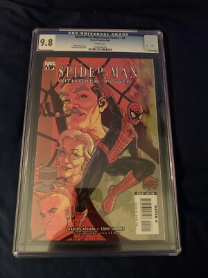 Marvel Spider-Man With Great Power #2 CGC 9.8 Super Rare 3 In grade !!! 2008