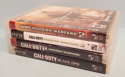 Call Of Duty Modern Warfare 2 3 4 Black Ops Sony PlayStation PS3 Rated M