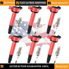 High Performance Spark Plug and Ignition Coils Pack for Toyota Lexus UF487 6619