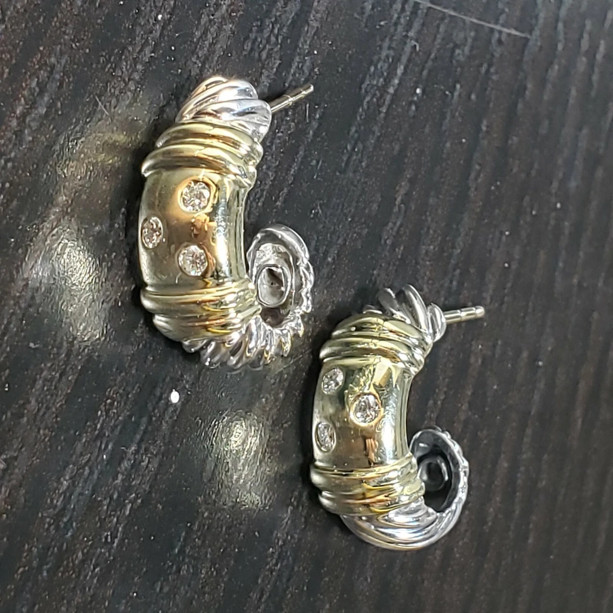 David yurman hoop earrings best sale ebay