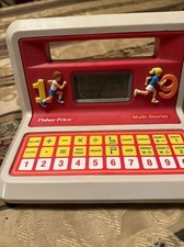 Fisher-Price Electronic Math Starter 6602 - TESTED / WORKS 1988 Vintage