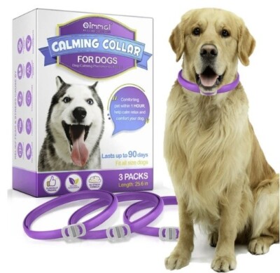 Calming Collar for Dogs 3 Packs Anxiety Relief Dog Pheromone Collar 90 Days