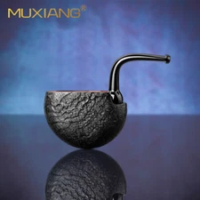 MUXIANG Freehand Briar Tobacco Pipe Vest-Pocket Handmade Vintage Smoking Pipe