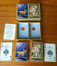 Cooper (Hewitt) Union Museum Vintage 606 Congress Double Deck Playing Cards 1957