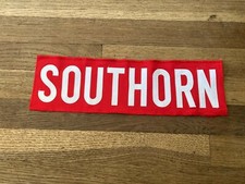 SOUTHORN Game Used Worn Portland Pirates Red Jersey Nameplate