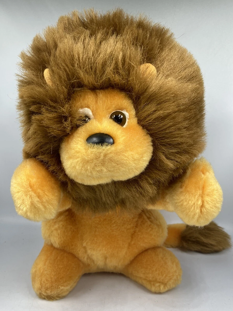 Peluche Lion Vintage AJENA Des Années 80 - Mascotte Officieuse Du Tour De France, Cyclisme, Maillot Jaune - Super état Pour Collection