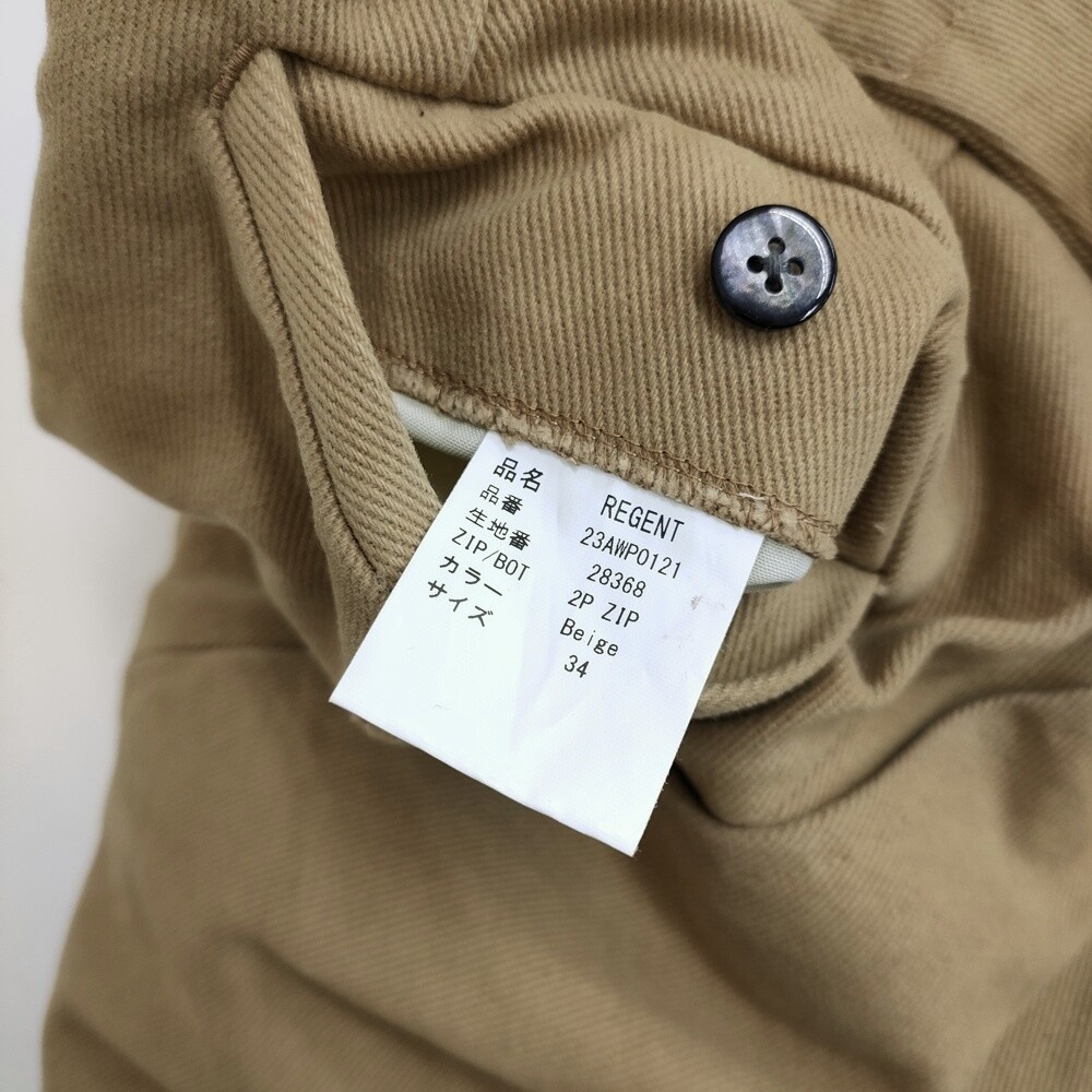 Fumiya Hirano THE TROUSERS REGENT HARRISONS 23AWP0121 34