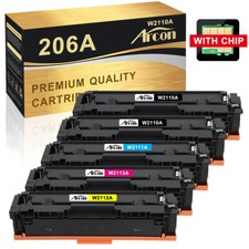 206A 206X Toner Set For HP Color Laserjet Pro MFP M283fdw M283cdw M255dw Lot