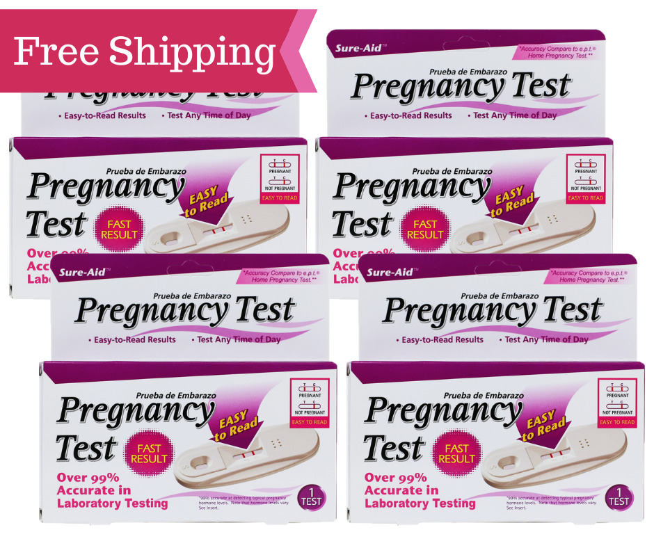 Sure-aid pregnancy test - Fast Result-1ct each, 4pk