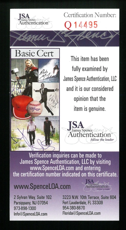 BILLY WILLIAMS Signed Autographed Magazine Page Photo JSA Authenticated - Image 3 of 3