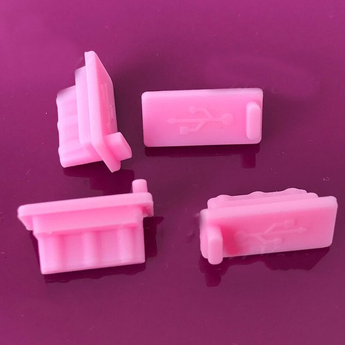 10X USB Dust Plug Charger Port Cover Cap Female Jack Interface Dustproof Pro _tm - Zdjęcie 2 z 15