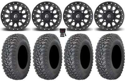 Fuel Vector Beadlock 15'' Wheels 31'' Parallax Tires Can-Am Renegade Outlander