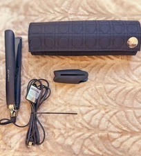 GHD Platinum+ Professional Styler Flat Iron In Black | New Demo w/ Case & Mat