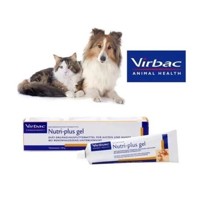 Virbac Nutriplus Nutri Plus Gel - Nahrungsergänzungsmittel für Katzen &...