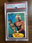 1985 Topps WWF Hulk Hogan #16. Autographed, Authenticated. PSA/DNA CERT.